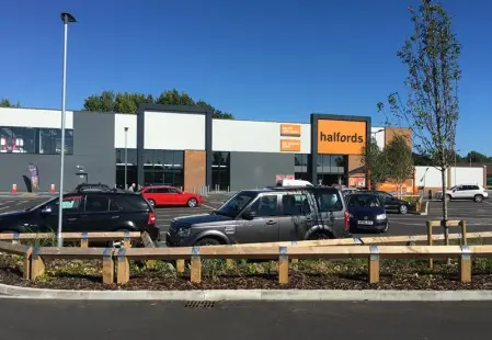 Commercial Brickwork for PPE Construction at Portfield retail park, Chichester