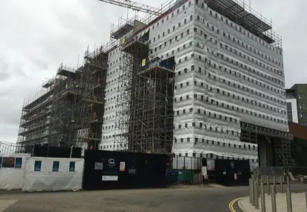 NJS Scaffolding for Crest Nicholson, Southampton