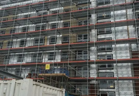 NJS Scaffolding for Crest Nicholson, Southampton