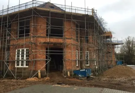 NJS Scaffolding and Brickwork for Linden Homes, Graylingwell, Chichester