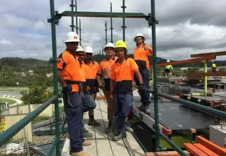 NJS Australia Scaffolding for Coles Supermarket, Pacific Pines, Gold Coast, Queensland